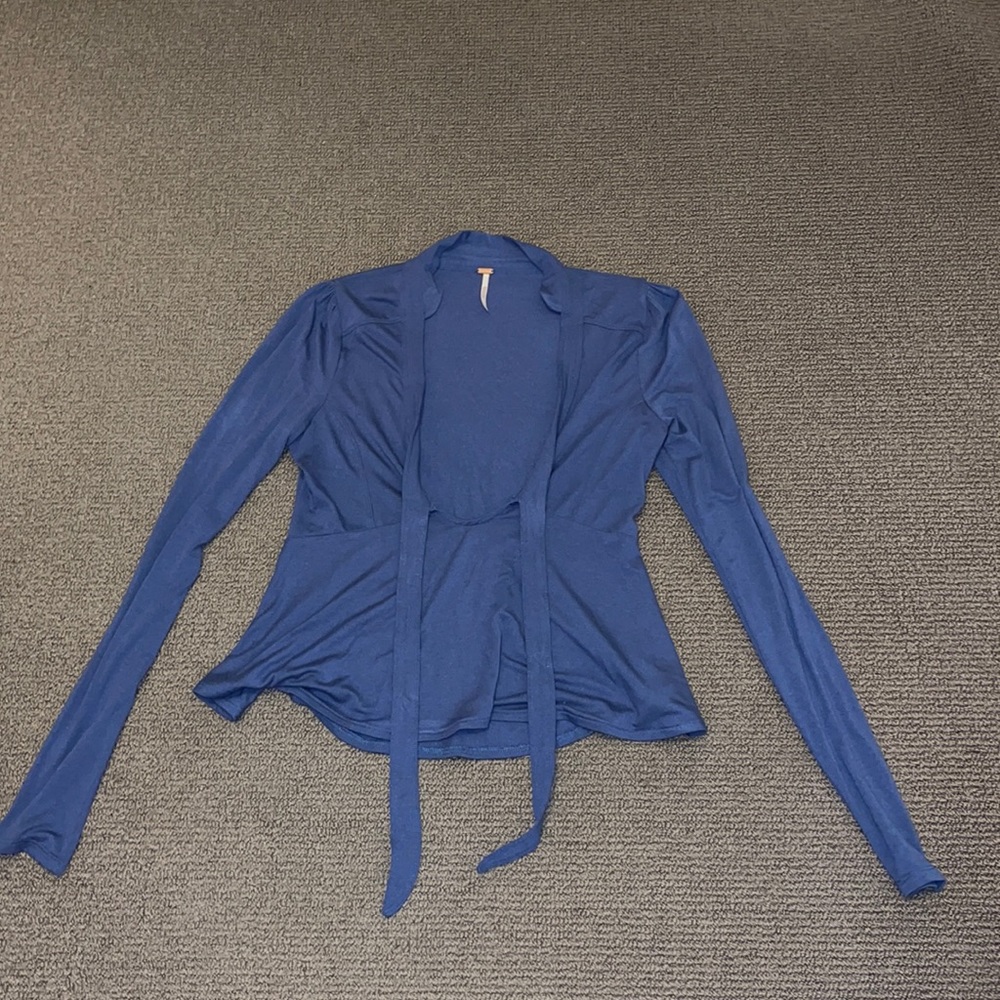 Free People Tie Front Longsleeve